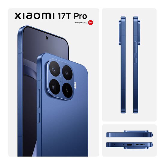 Smartphone Xiaomi 17T Pro 5G Noir - 512 Go - 12 Go - Autre vue