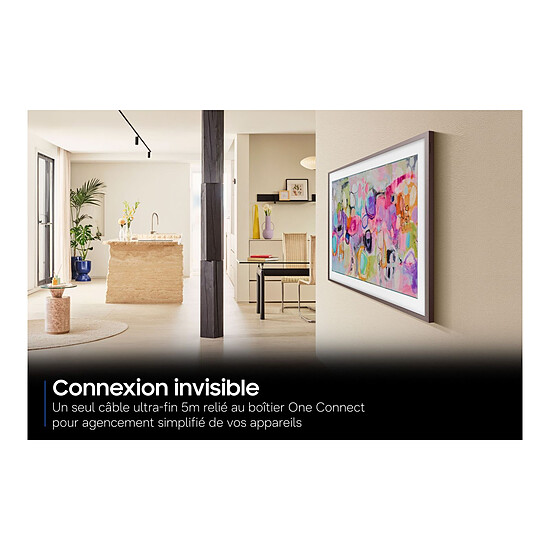 TV Samsung The Frame TQ55LS03HA - TV QLED 4K UHD HDR - 139 cm  - Autre vue