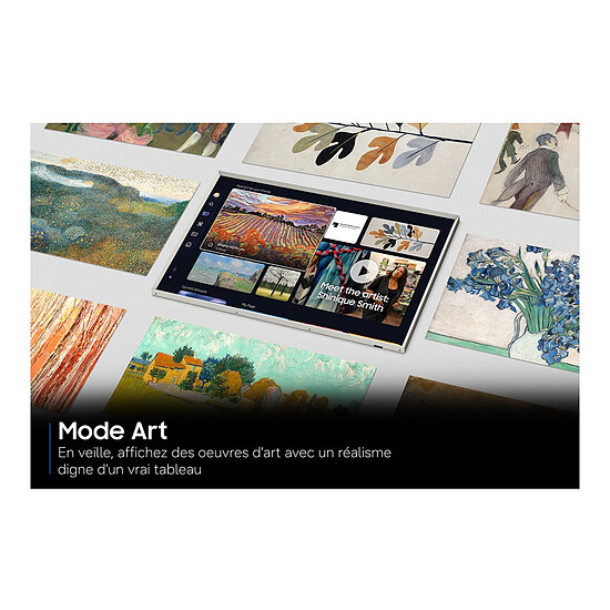 TV Samsung The Frame TQ65LS03HA - TV QLED 4K UHD HDR - 163 cm - Autre vue