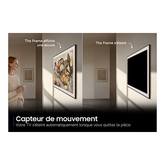 TV Samsung The Frame TQ43LS03HE- TV QLED 4K UHD HDR - 108 cm - Autre vue