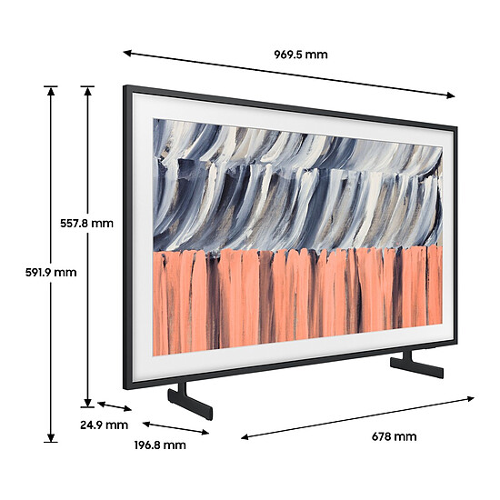 TV Samsung The Frame TQ43LS03HE- TV QLED 4K UHD HDR - 108 cm - Autre vue