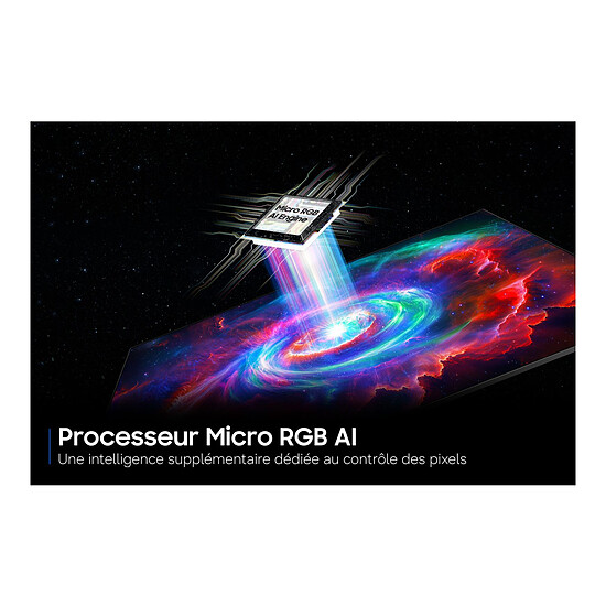 TV Samsung Micro RGB TMR85R85H - TV Micro RGB 4K UHD HDR - 216 cm - Autre vue