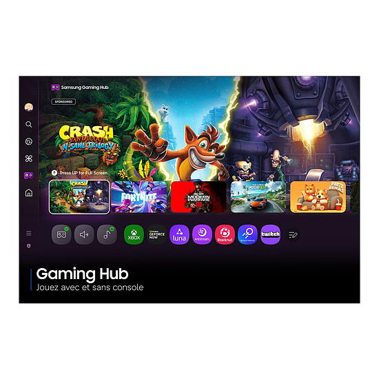 TV Samsung Micro RGB TMR85R85H - TV Micro RGB 4K UHD HDR - 216 cm - Autre vue