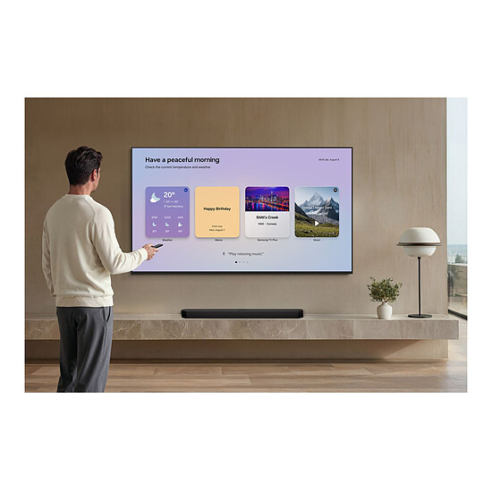 TV Samsung Micro RGB TMR85R85H - TV Micro RGB 4K UHD HDR - 216 cm - Autre vue
