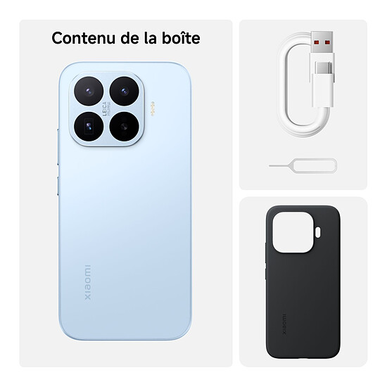 Smartphone Xiaomi 17T 5G Bleu - 256 Go - 12 Go - Autre vue