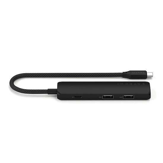 Hub USB SATECHI Multiports USB-C Slim 4-en-1 4K - Noir - Autre vue