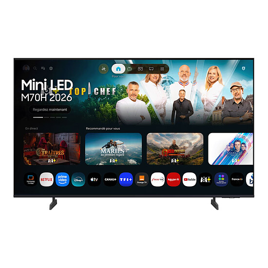 TV Samsung TU55M74H - TV Mini LED 4K UHD HDR - 138 cm - Autre vue