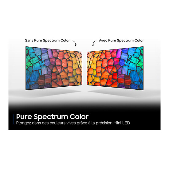 TV Samsung TU75M74H - TV Mini LED 4K UHD HDR - 185 cm - Autre vue