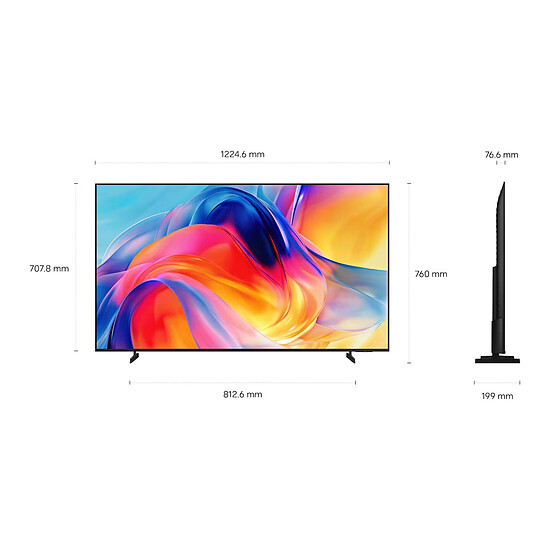 TV Samsung TU55M74H - TV Mini LED 4K UHD HDR - 138 cm - Autre vue