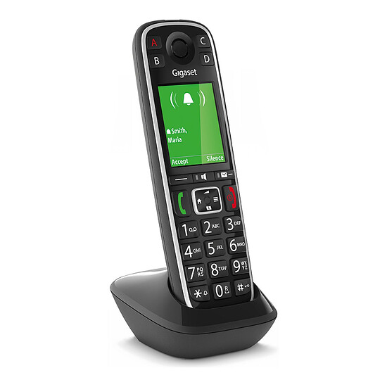 Téléphone fixe sans fil Gigaset E720HX Noir - Combiné supplémentaire - Autre vue