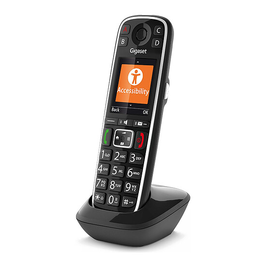 Téléphone fixe sans fil Gigaset E720HX Noir - Combiné supplémentaire - Autre vue