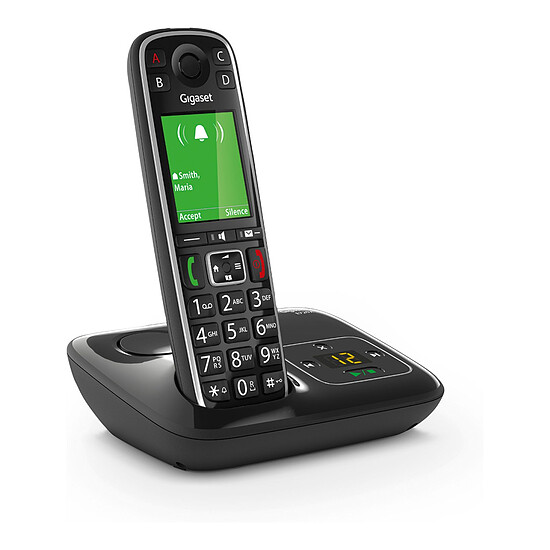 Téléphone fixe sans fil Gigaset E720A Noir - Autre vue