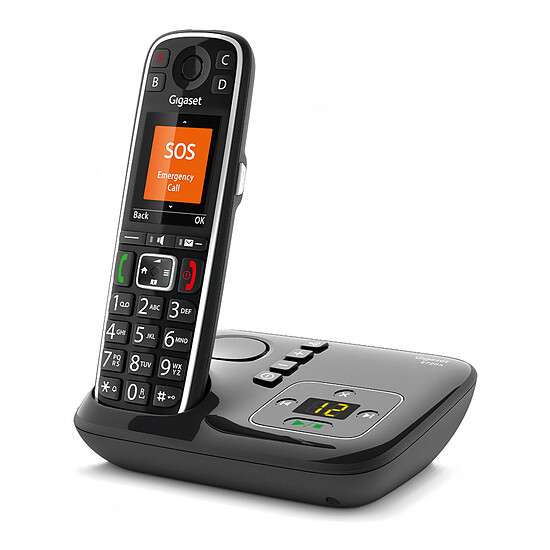 Téléphone fixe sans fil Gigaset E720A Noir - Autre vue