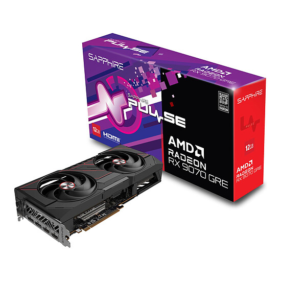 Carte graphique Sapphire PULSE AMD Radeon RX 9070 GRE - Autre vue