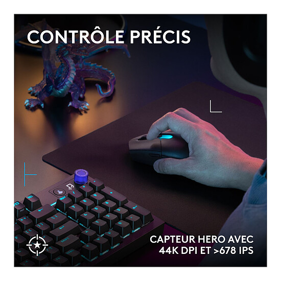 Souris PC Logitech G G305 X Lightspeed Noir - Autre vue
