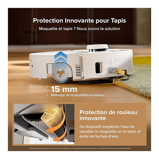 Robot et aspirateur Roborock Qrevo Curv 2 Flowx - Autre vue