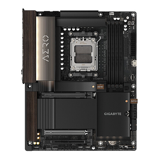 Carte mère Gigabyte X870E AERO X3D DARK WOOD - Autre vue