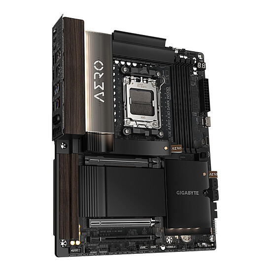 Carte mère Gigabyte X870E AERO X3D DARK WOOD - Autre vue