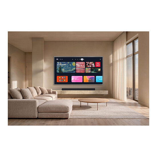 TV Samsung OLED TQ77S99H + Boitier sans fil One Connect + Support Mural  - Autre vue