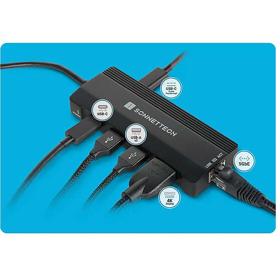Station d'accueil PC portable Sonnet Echo 6 USB-C Multi Hub - Autre vue