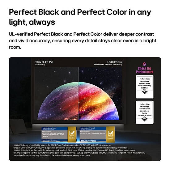 TV LG OLED48C6 - TV OLED 4K UHD HDR - 121 cm - Autre vue