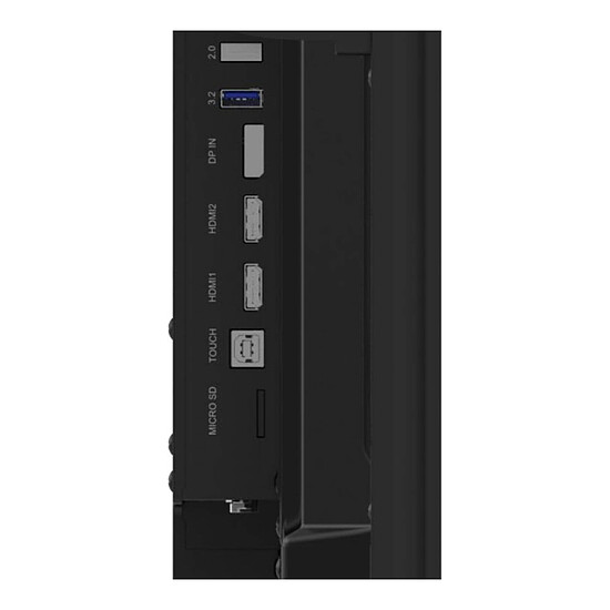Écran dynamique iiyama 86" LED - ProLite TE8613A-B3AG - Ecran tactile et interactif 4K UHD  - Autre vue