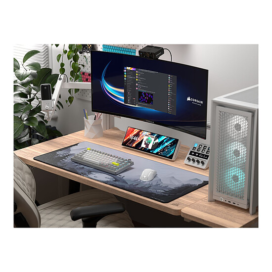 Écran PC Corsair XENEON EDGE - Blanc - Autre vue