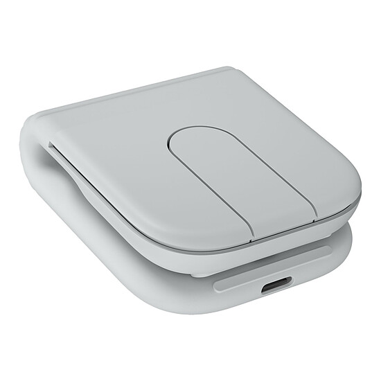 Souris PC Logitech Mobi Fold - Blanc Cassé - Autre vue