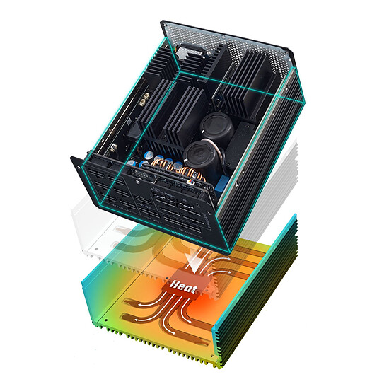 Alimentation PC Cooler Master X Silent Edge Platinum 850 - Autre vue