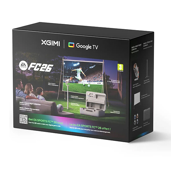 Vidéoprojecteur XGIMI MoGo 4 Match Night Collection - DLP LED Full HD - 450 Lumens - Autre vue