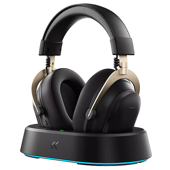 Casque micro MCHOSE V9 Turbo+ (Noir/Or) - Autre vue