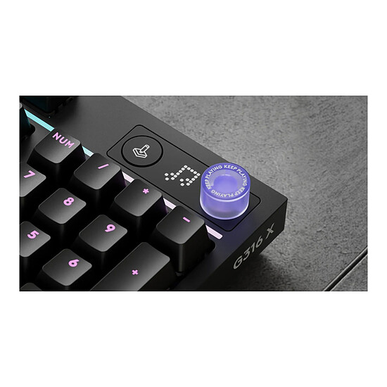 Clavier PC Logitech G G316 X 98 - Noir - Autre vue