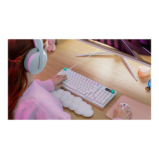 Clavier PC Logitech G G316 X 98 - Blanc - Autre vue