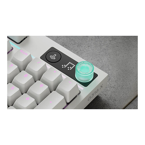 Clavier PC Logitech G G316 X 98 - Blanc - Autre vue