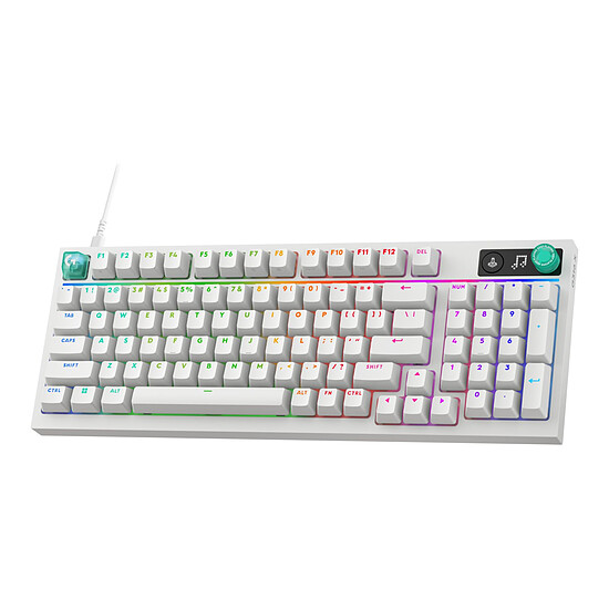 Clavier PC Logitech G G316 X 98 - Blanc - Autre vue
