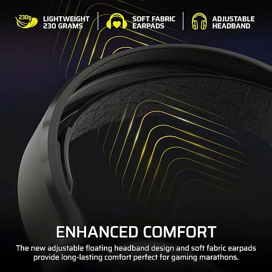 Casque micro Corsair HS35 v3 (Noir) - Autre vue