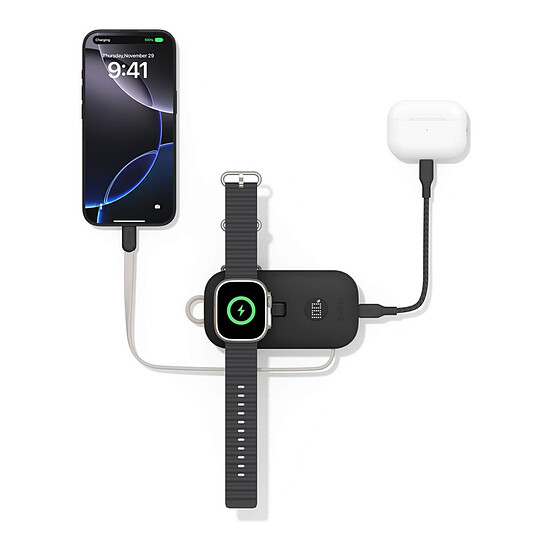 Batterie et powerbank Belkin BoostCharge Pro Batterie externe 10K - Noir - Autre vue