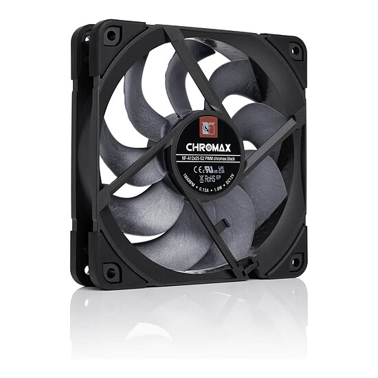 Ventilateur Boîtier Noctua NF-A12x25 G2 PWM chromax.black - Autre vue