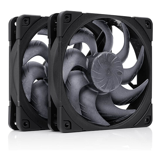 Ventilateur Boîtier Noctua NF-A12x25 G2 PWM Sx2-PP chromax.black - Autre vue