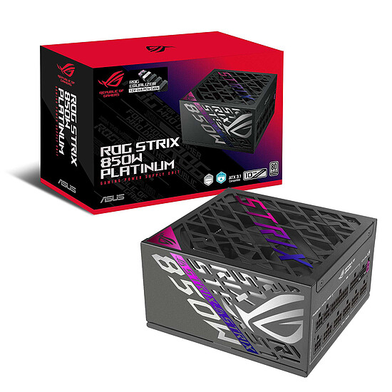 Alimentation PC ASUS ROG Strix 850W Platinum - ROG Equalizer - Autre vue