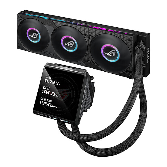 Watercooling AIO ASUS ROG Strix LC IV 360 ARGB LCD - Noir - Autre vue