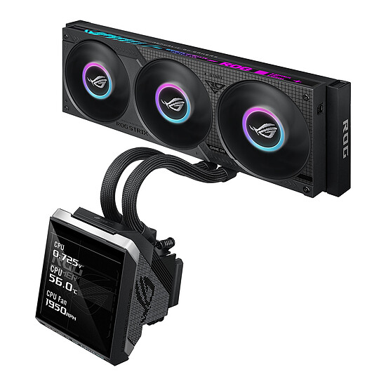 Watercooling AIO ASUS ROG Strix SLC IV 360 ARGB LCD Noir  - Autre vue