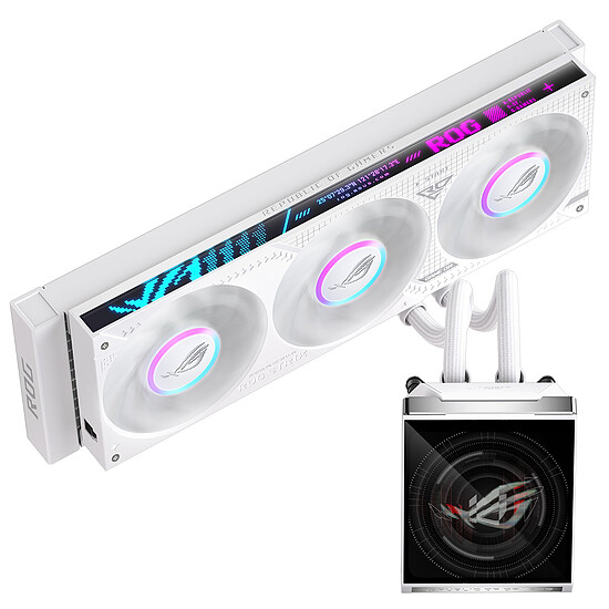 Watercooling AIO ASUS ROG Strix SLC IV 360 ARGB LCD White Edition - Autre vue