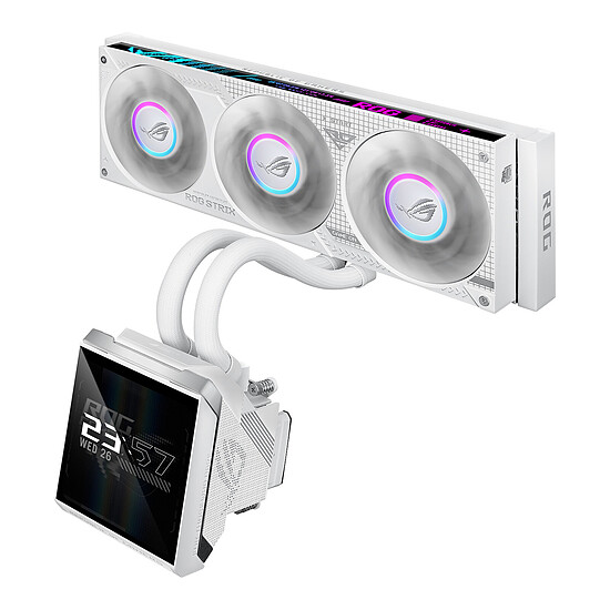 Watercooling AIO ASUS ROG Strix SLC IV 360 ARGB LCD White Edition - Autre vue