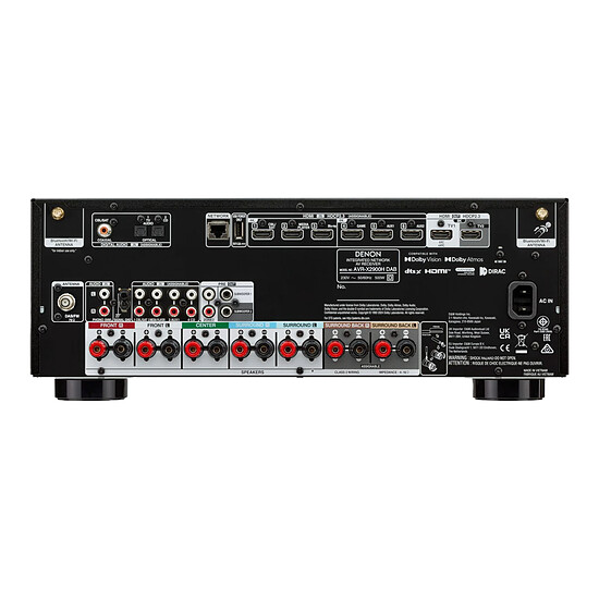 Ampli Home-Cinéma Denon AVC-X2900H - Noir - Autre vue