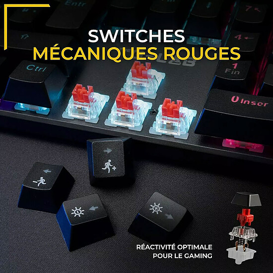 Clavier PC The G-Lab KEYZ Radium (FR) - Autre vue