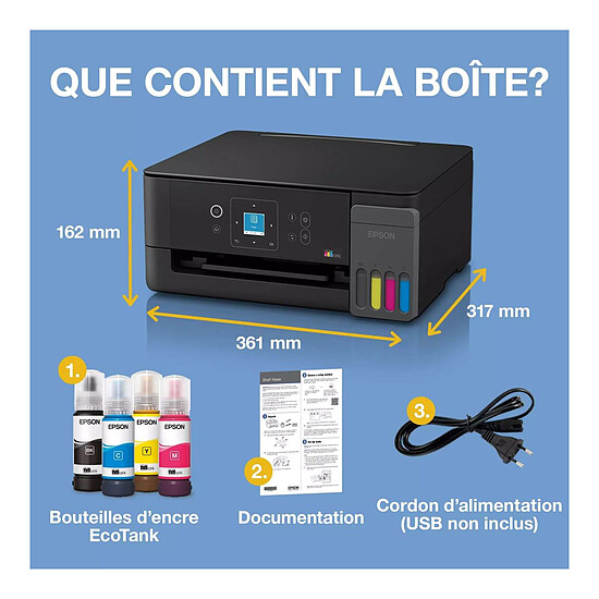 Imprimante jet d'encre Epson EcoTank ET-2920 - Autre vue