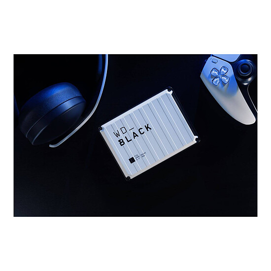 Disque dur externe Western Digital WD_Black P10 Game Drive - 6 To (blanc) - Autre vue