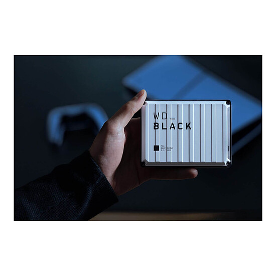 Disque dur externe Western Digital WD_Black P10 Game Drive - 2 To (blanc) - Autre vue