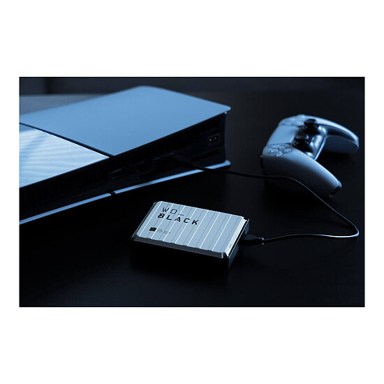 Disque dur externe Western Digital WD_Black P10 Game Drive - 6 To (blanc) - Autre vue